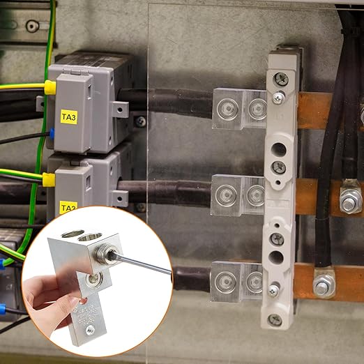 1 Pack Mechanical Panelboard Lug Grounding Mechanical Lug Two Conductors, 500 Awg, 500mcm - 4/0 Str Wire Range