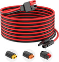 12AWG Solar Extension Cable Solar Connector to Anderson Solar Panel Charge Extension Cable for RV Foldable Solar Panel (2FT)