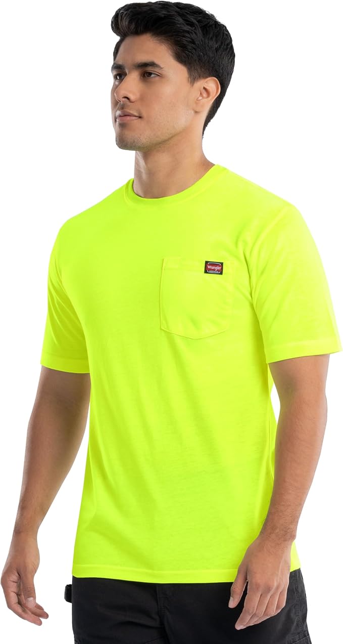 Wrangler Men's Short Sleeve Pocket T-Shirt, 2-Pack