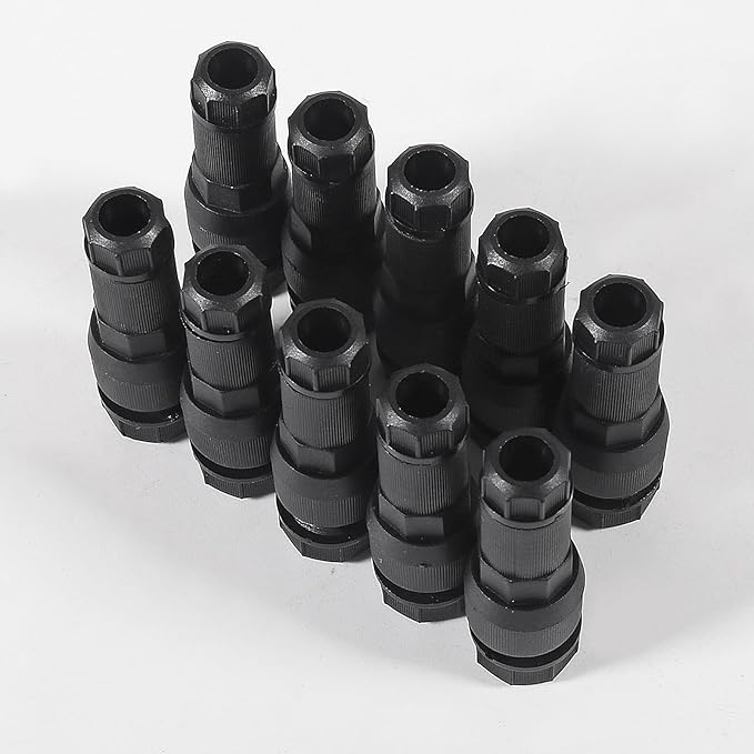 20PACK Low Voltage Waterproof Replacement Landscape Light Cable Connector 12-20 Gauge Wire Connectors for Landscape Lighting Path Lights