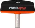 Prestacycle Pro TorqKeys 5Nm T-Handle Torque Limiting Tool – Torque Wrench Bit with Ergonomic Low-Profile Grip, Magnetic 1/4" Hex Bit Retention, Durable Zinc Shaft
