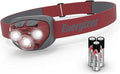 Energizer PRO LED Headlamp, IPX4 Water Resistant Headlamps, High-Performance Head Light for Outdoors, Camping, Running, Storm, Survival LED Light for Emergencies (Batteries Included)