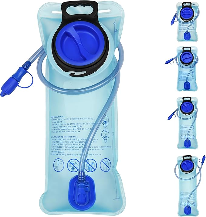 1.5L/2L/2.5L/3L Hydration Bladder, Large Opening Water Storage Bladder Bag, for Cycling Hiking Camping