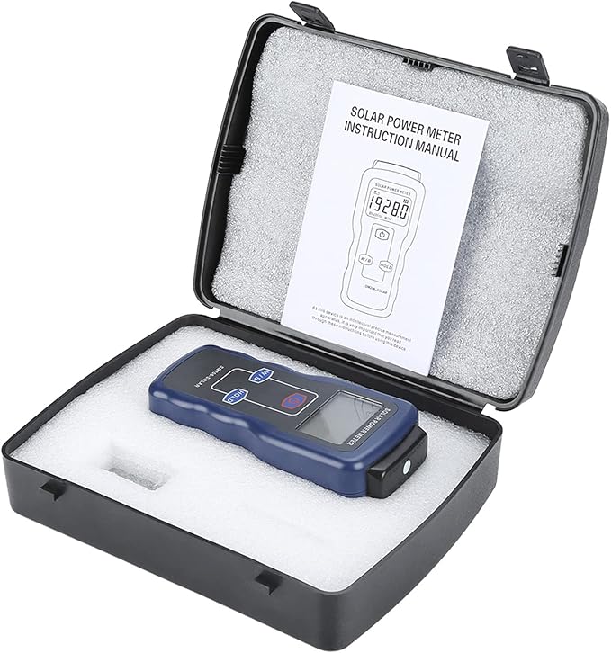 SM206 Digital Solar Power Meter Sun Light Radiation Measuring Testing Instrument