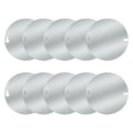 10pack 4 Inch Round Cover Plate Fits Standard Flat 4-Inch Round Electrical Box for Wall or Ceiling Junction Box Cover