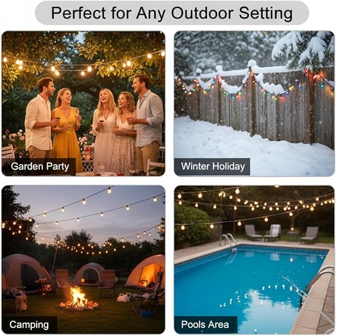 6Pack Outdoor Extension Cord Cover, IP44 Waterproof Extension Cord Protector for Outdoor Connections, Weatherproof Safety Box for Holiday Lights, Garden Tools & Outdoor Appliances, Black
