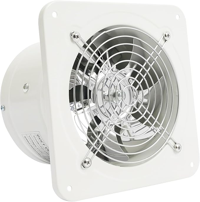 6'' Explosion Proof Exhaust Fan, 110V 40W Industrial Axial Flow Fan Utility Blower Ventilator Extractor Factory Extraction Ventilation for Garage Shops Kitchen, 2600RPM