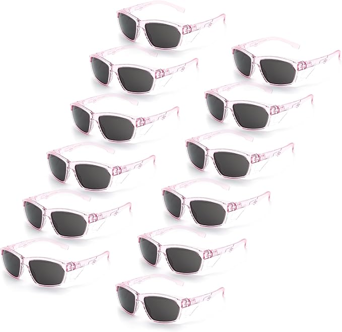 ProtectX Classic Safety Glasses, Anti-Fog Scratch Resistant Lenses, Protective Eyewear for Work, Indoor/Outdoor, ANSI Z87.1