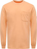 TICOMELA FR Shirts for Men Flame Resistant Shirt NFPA2112/CAT2 7oz Fire Retardant Men's Long Sleeve Henley Shirts