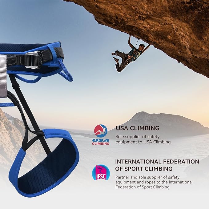 KAILAS Airo Rock Climbing Harness Men Roofing Harnesses Rescue Mountaineering Safety Belt Women Comfortable Lightweight