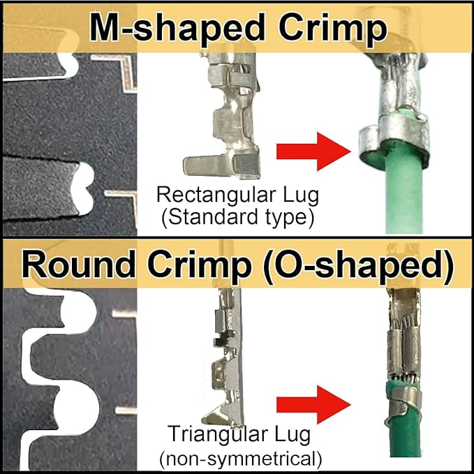 ENGINEER PA-24 Micro Connector Crimping Pliers Tool 160mm (Made in Japan) for JST XH, PH, EH & NH series, Molex Micro-Fit, KK series (AWG #32-#18)