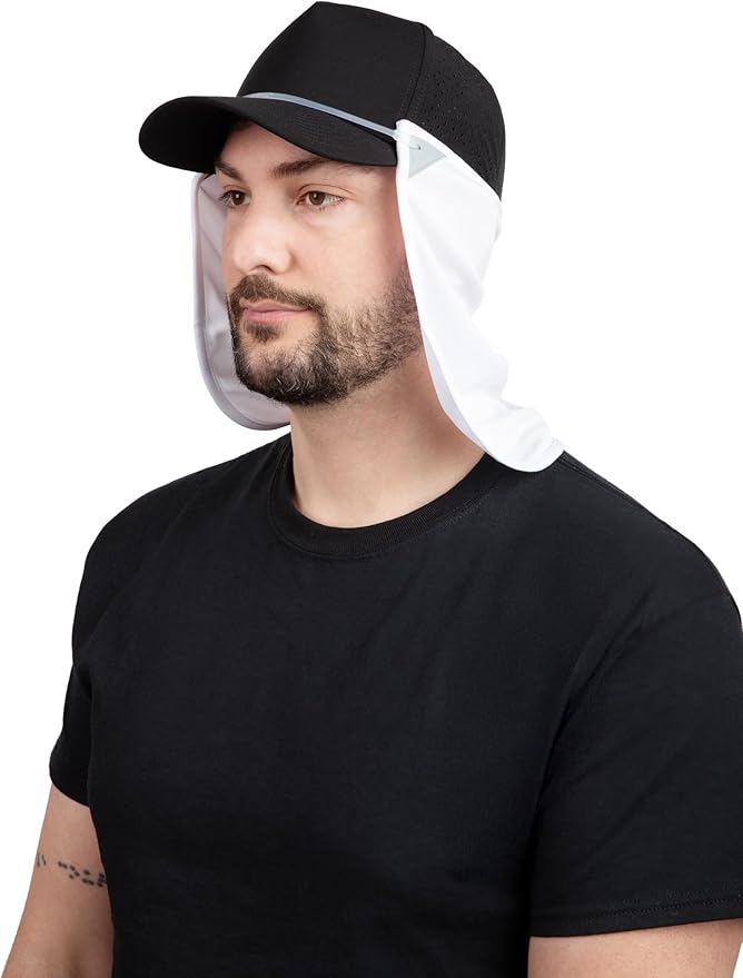 CoolNES - UV Sun Protection Neck Drape Adjustable Multifunctional 2 in 1 Face Covering for Outdoor Fishing - Unisex