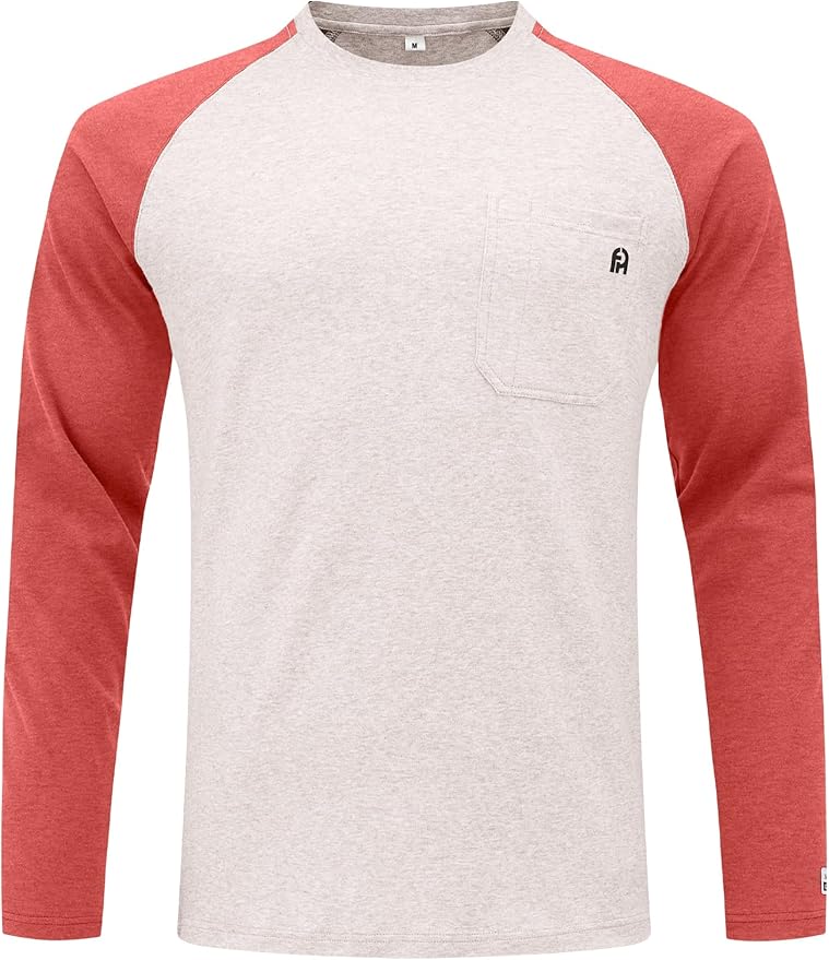 FR Shirts for Men Lightweight Fire Resistant Shirts 5.5oz for Men Long Sleeve NFPA2112/CAT2