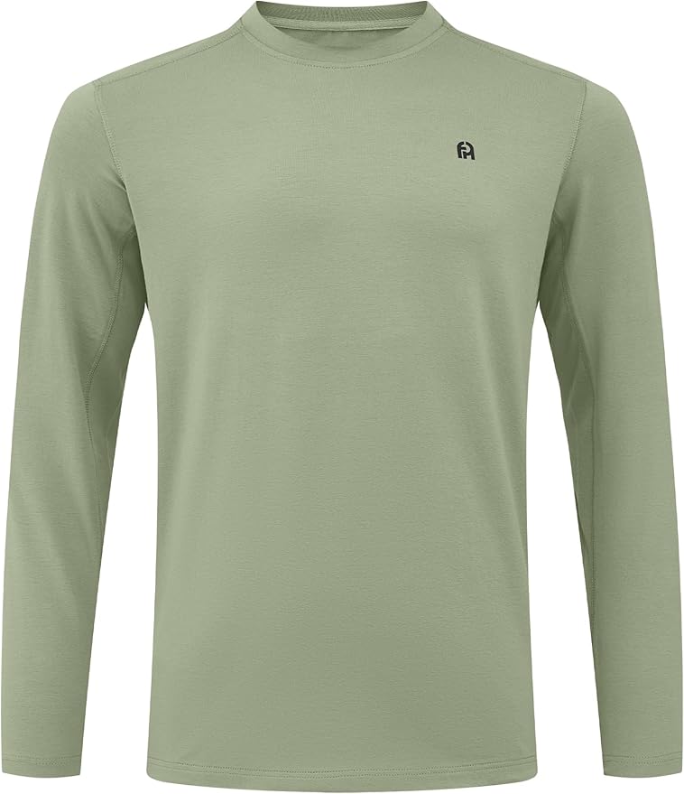 FR Shirts for Men 6oz Lightweight Stretch Work Shirt with Decorative Shoulder Stitch Design Flame Resistant Long Sleeve CAT2