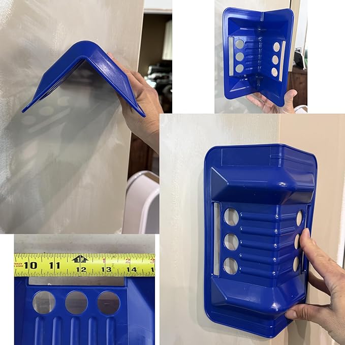 JUCHEN 30Packs Flatbed Edge Protector, Cargo Corner Protector, Protects Cargo Edges from Wear and Tear（Blue）