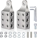 Battery Post Terminals, 1/0,1,2,3,4,5,6AWG Gauge Side Post Battery Terminal with Bolt, 6 Way Top Post Battery Terminal for AGM Lead Acid Battery or Lithium attery,M10 or 3/8”-16