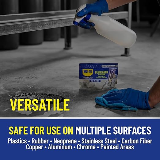 WD-40 Specialist Degreaser and Cleaner EZ-PODS, Customizable Industrial-Strength Concentrate, Multi-Surface Cleaning Solution, 6-Pack of 5-Count, 30 PODS Total