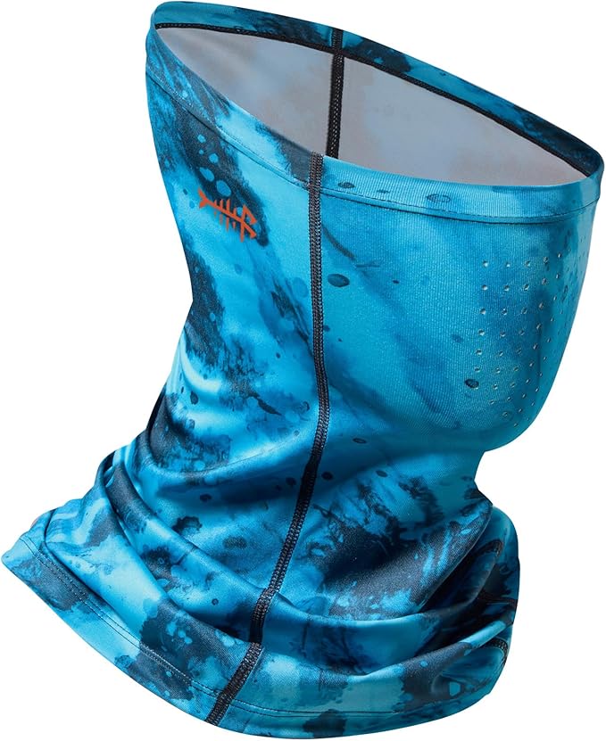 BASSDASH Neck Gaiter Mask UPF 50 Sun Protection for Men & Women, Fishing, Hiking, Outdoor