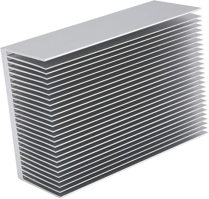 Large Aluminum Heatsink 5.9" x2.71" x 1.41" / 150x69x36mm High Power Heat Sink Diffusion Cooling Cooler 27 Fin Radiator for Led Amplifier Transistor Semiconductor PC Computer PCB IC Module
