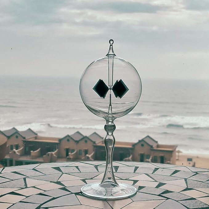 Large Transparent Solar Power Crookes Radiometer Sun Light Energy Spinning Vanes Windmill Gift Home