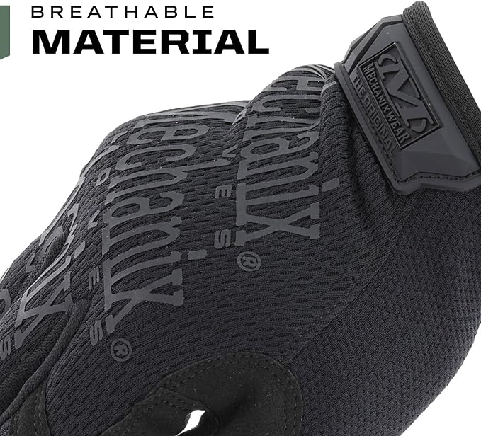 Mechanix Wear Original Tactical Glove - High Performance Anti-Slip Grip Safety Gloves - Impact Resistant & Touchscreen Capable - XX-Large - Covert Black