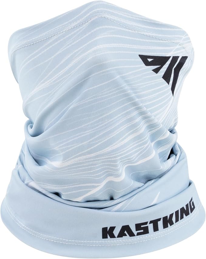 KastKing Ultimate Angler Neck Gaiter, UPF 50 Sun Mask, Sun Gaiters for Men & Women, Hydrocool Technology, Fishing, Hiking