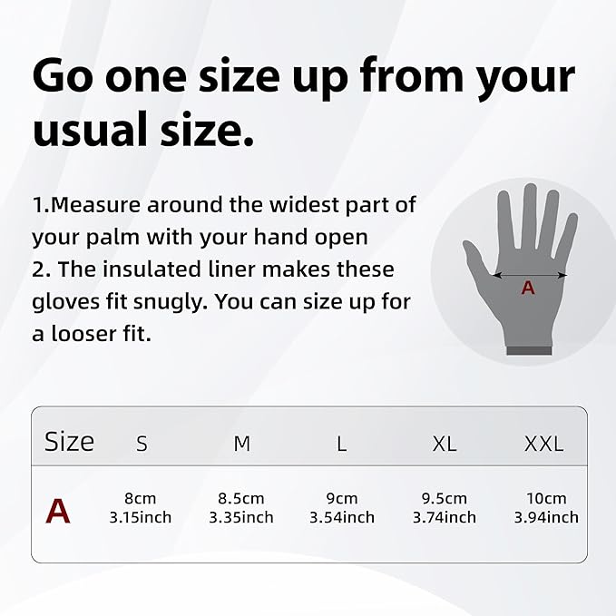 Schwer 6 Pairs Winter Work Gloves with 3/4 Double-Dipped Coating, Thermal Insulated Gloves with Grip & Abrasion Resistance, ANSI A2 Cut Resistant Warm Glove for Cold Weather, Snow, M, CR3313