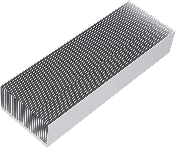 Extra Large Heat Sinks Aluminum 15.75" x2.71" x 1.41" / 400x69x36mm High Power Heatsink Diffusion Cooling Module Cooler 27 Fin Radiator for LED Light Amplifier Transistor Semiconductor PCB