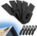 Roof Safety Anchor,Permanent Roof Anchor For Fall Protection Connects To Wood Surfaces,Metal Roofing Anchor Use With Roofing Harness, Safety Ropes And Other Roof Safety Kit (Black - 10 Pack)