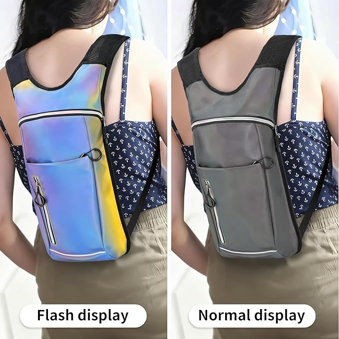 Hydration Backpack,Water Backpack with 2L Water Bladder,Festival Essential-Rave Hydration Pack,Lightweight Insulation Hydropack for Outdoor,Hiking,Running,Biking,Music Festival for Men Women