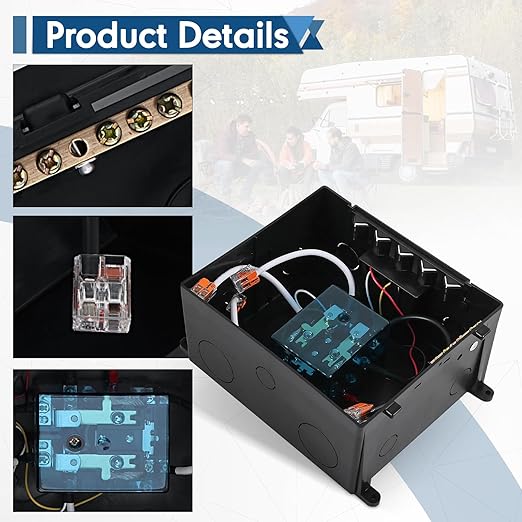 Automatic Transfer Switch，30 Amp Transfer Switch Kit for RV,Speedboats,Travel Trailer,Camper Van