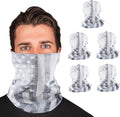S A Company 5-Pack UV Face Shield | UV 30+ Multipurpose Neck Gaiter Balaclava for Adults | Multiple Color Packs