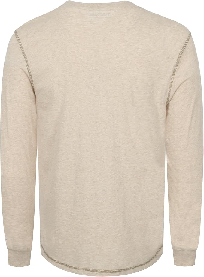 TICOMELA FR Shirts for Men 4oz Lightweight Flame Resistant Crewneck T-Shirts 100% Cotton Fire Retardant Henley Shirts