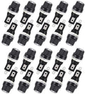 20Pcs Black Fuse Holder with Screw Cap for Fuse Insert, Panel Mounted, AC 250V 10A/125V 15A, for Solar Panel, Solar Controller, Boat Fuse Panel, Radio, Auto Stereo, Relay (5x20mm)