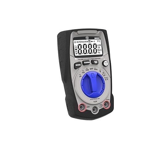 Westinghouse 600V True RMS Auto-Ranging Multimeter with Backlight and MAX/MIN; Measures Voltage Current Resistance Capacitance Frequency Temperature; 2-Year Warranty; Professional & DIY Use
