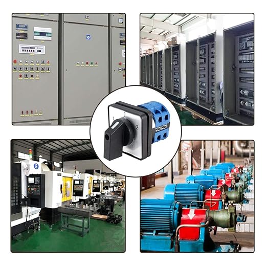 Changeover Switch LW28-20 3 Positions 8 Terminals Universal Rotary Cam Selector Latching Switches 550V 20A