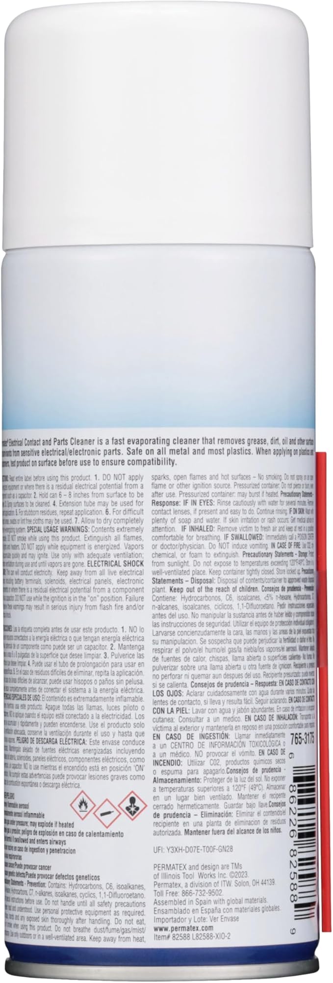 Permatex 82588 Electrical Contact and Parts Cleaner