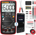 ANENG Bluetooth Multimeter Digital Tester Auto-ranging TRMS 6000 Counts Ohmmeter for AC/DC Voltage,Current,Resistance,Continuity,Capacitance,Diodes,Temperature Meansurement,Volt Meter for Automotive