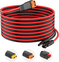 Solar to XT60i Charge Extension Cable 12AWG 30FT XT60i Solar Cable Solar Connector to XT60i Adapter Cable for Solar Panel to Portable Power Station Solar Generator Battery Pack