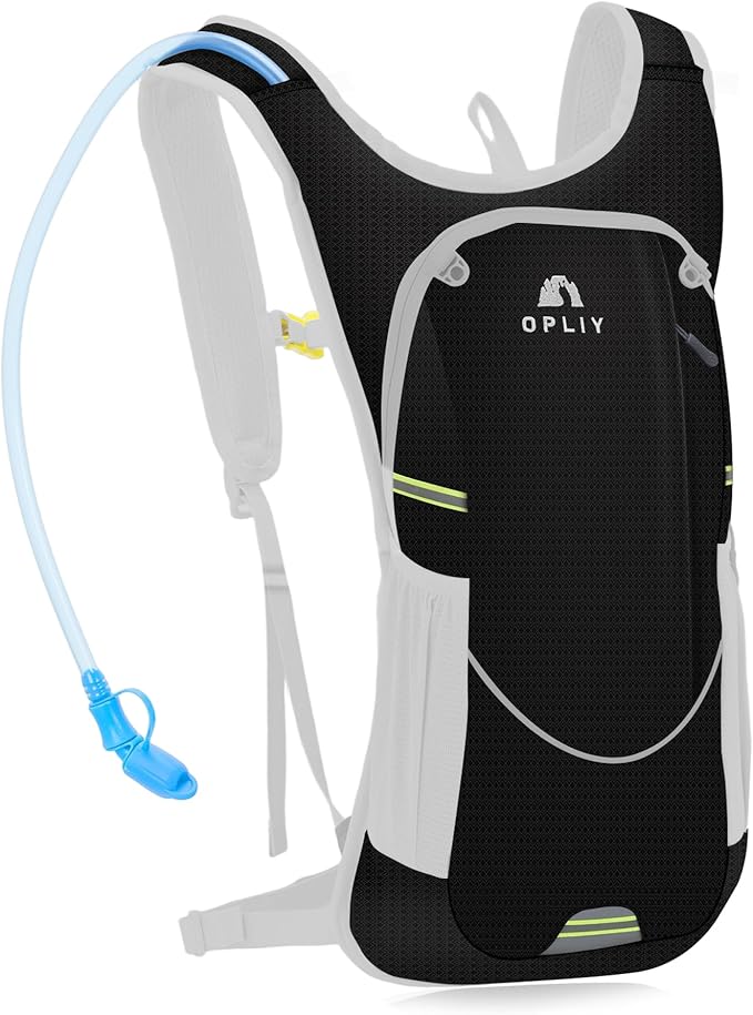 Hydration Backpack with 2L Bladder – Durable Lightweight Water Pack for Running, Hiking, Biking – Fits Men, Women, Youth