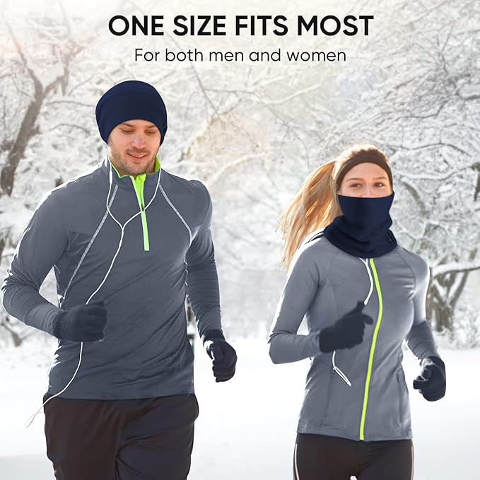 TICONN Neck Gaiter Face Cover Scarf, Neck Warmer Breathable Sun & Wind-proof for Skiing Fishing Hiking Cycling