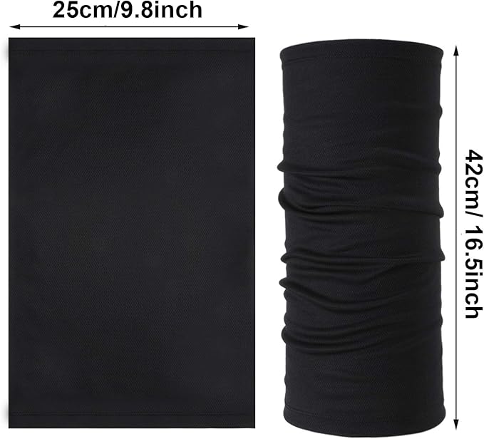 Geyoga Neck Gaiter Bandana Face Mask Summer UV Protection Cooling Breathable Face Mask Neck Scarf Balaclava for Men Women