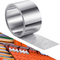 Zonon 4" x 150' Aluminum Roll Flashing for Roof and Garden, Flashing Weatherproofing Metal Roofing Panels for Moss Mildew Prevention Sealing Windows Doors Siding Roofing Stains
