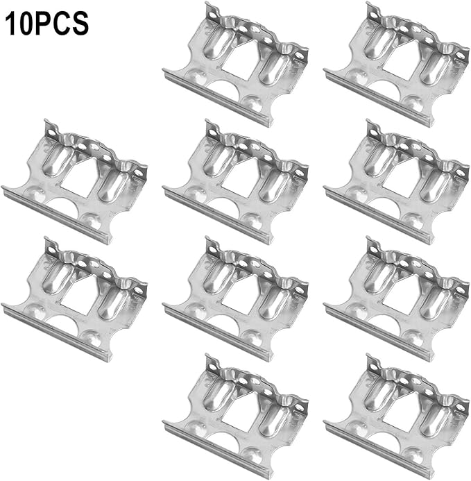 Water Drain Clip for Solar Panels, Aluminum Solar Panel Frame Clip, Photovoltaic Module Water Guide Deflector for Flat Roof Arrays, 30mm Frame Compatible, 10 Pack