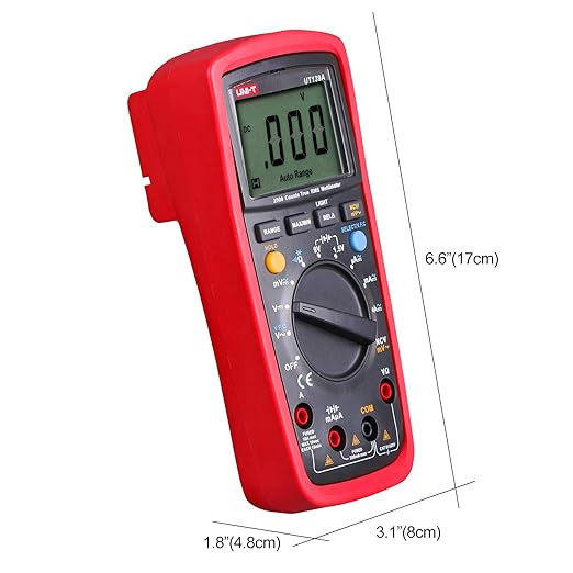 UNI-T Multimeter Kit UT139A, Digital Voltmeter Ohm Meter True RMS Auto/Manual Range 2000 Counts