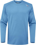 FR Shirts for Summer 5.5OZ Lightweight Breathable Vented Mesh Flame Resistant Long Sleeve Crew T-Shirt CAT2