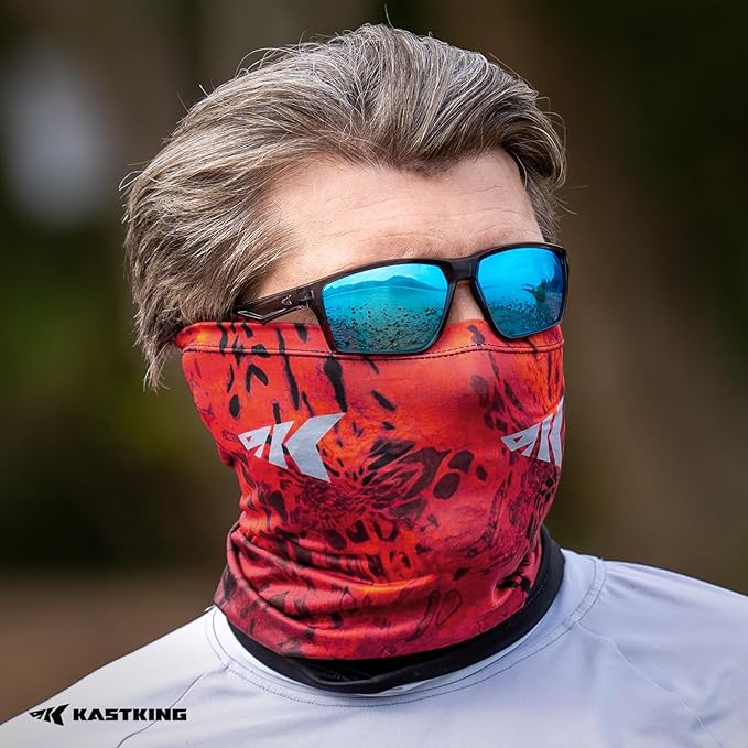 KastKing Sol Armis Neck Gaiter - UPF 50 Face Mask - UV Sun Protection Mask for Men & Women, Fishing, Hiking