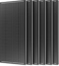 18BB N-Type 600 Watt Solar Panel, 12V 6PCS 100W Solar Panels, 25% High-Efficiency, Monocrystalline PV Modules, for RV, Marine, Boat, Shed Farm, Rooftop, Farm and Off-Grid System