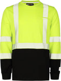 BOCOMAL FR Hi-Vis Shirts 6oz Lightweight High Visibility Reflective Flame Resistant/Fire Retardant Shirt Men's Safety Shirts