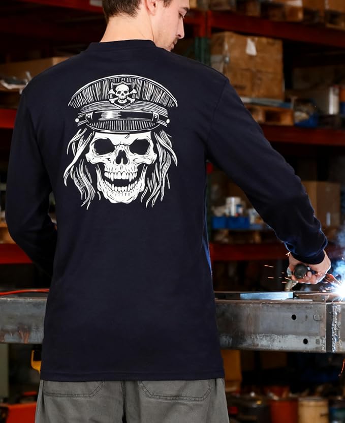 KONRECO FR Shirts for Summer Flame Resistant Shirt 5.5oz Light Weight CAT2 Henley Shirts